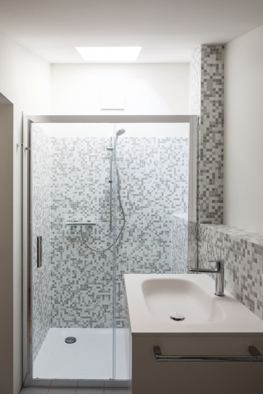 Elegant Shower with Modern Tiles